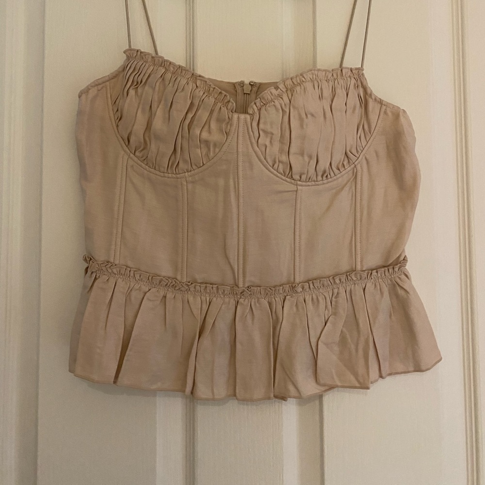 Brock x H&M corset top